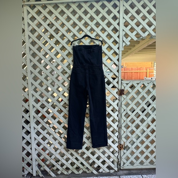 Abercrombie & fitch denim strapless jumpsuit - Picture 2 of 2